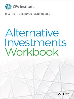cover image of Alternative Investments Workbook